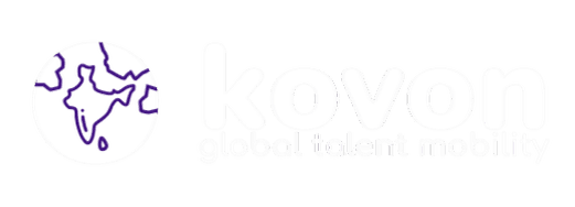 kovon logo on dark